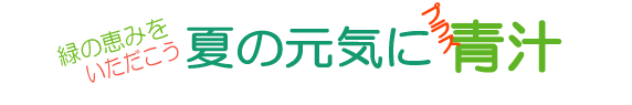 夏を元気に青汁